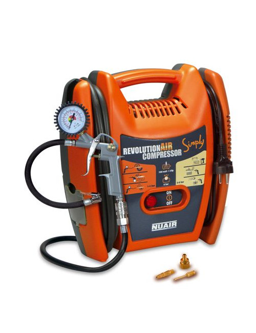 SPRĘŻARKA BEZOLEJOWA SIMPLY 1,5KM 8BAR NUAIR