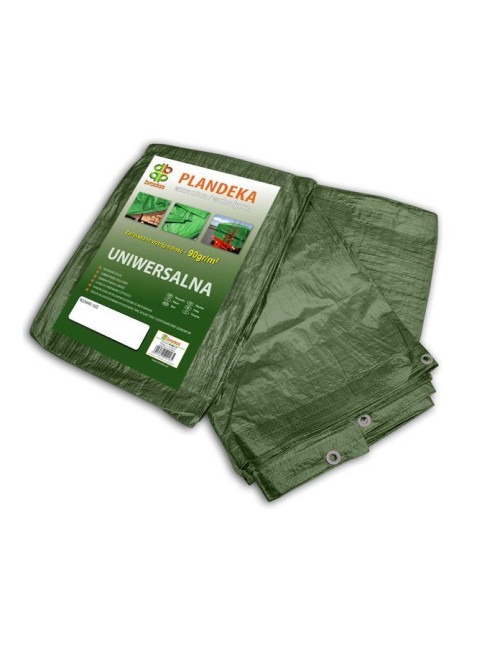 PLANDEKA WZMOCNIONA ZIELONA 90g 15 x 20m BRADAS