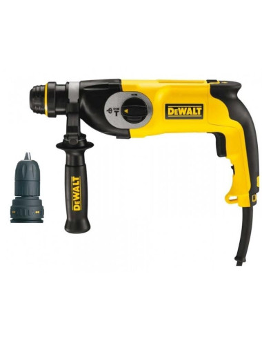 DEWALT MŁOTOWIERTARKA Z OPCJĄ KUCIA 900W 3,0J + DODATKOWY UCHWYT D25144K