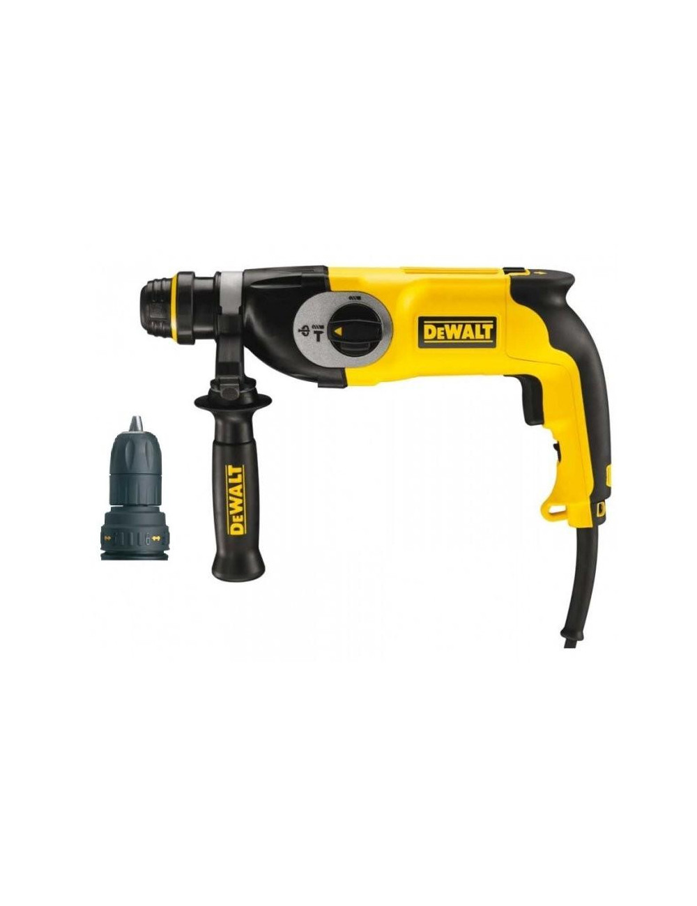 DEWALT MŁOTOWIERTARKA Z OPCJĄ KUCIA 900W 3,0J + DODATKOWY UCHWYT D25144K