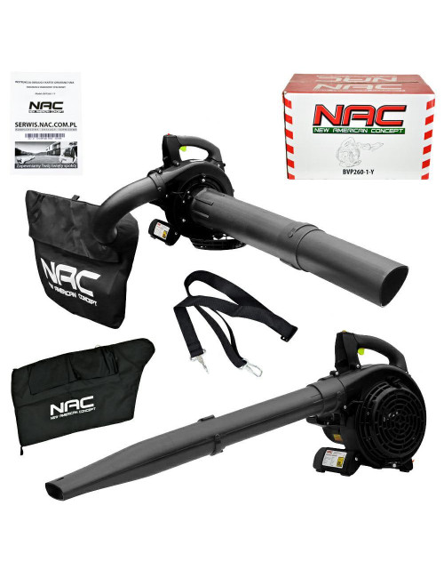 NAC DMUCHAWA / ODKURZACZ LIŚCI SPALINOWY 26cc 1,02Nm