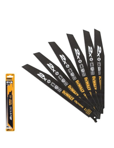 DEWALT BRZESZCZOT DO PIŁY SZABLASTEJ 203x1,4-1,8mm METAL EXTREME /5szt.