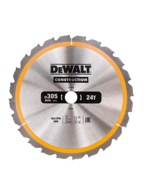DEWALT PIŁA TARCZ.305x30mmx48z