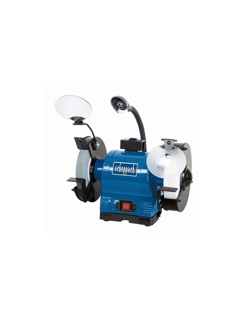 SCHEPPACH SZLIFIERKA STOŁOWA Z LAMPKĄ 200mm BG200