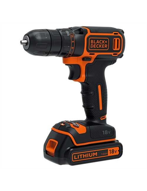 BLACK+DECKER WIERTARKO-WKRĘTARKA 18V 2x1.5Ah  BDCDC18B