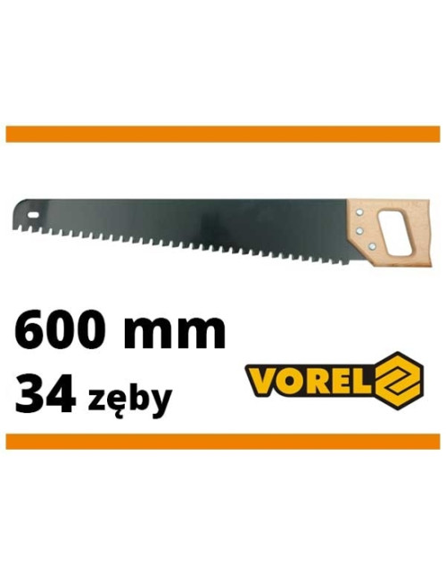 GLOB PIŁA DO GAZOBETONU 600mm / 34 ZĘBY WIDIOWYCH, RĄCZKA DRENIANA   28000