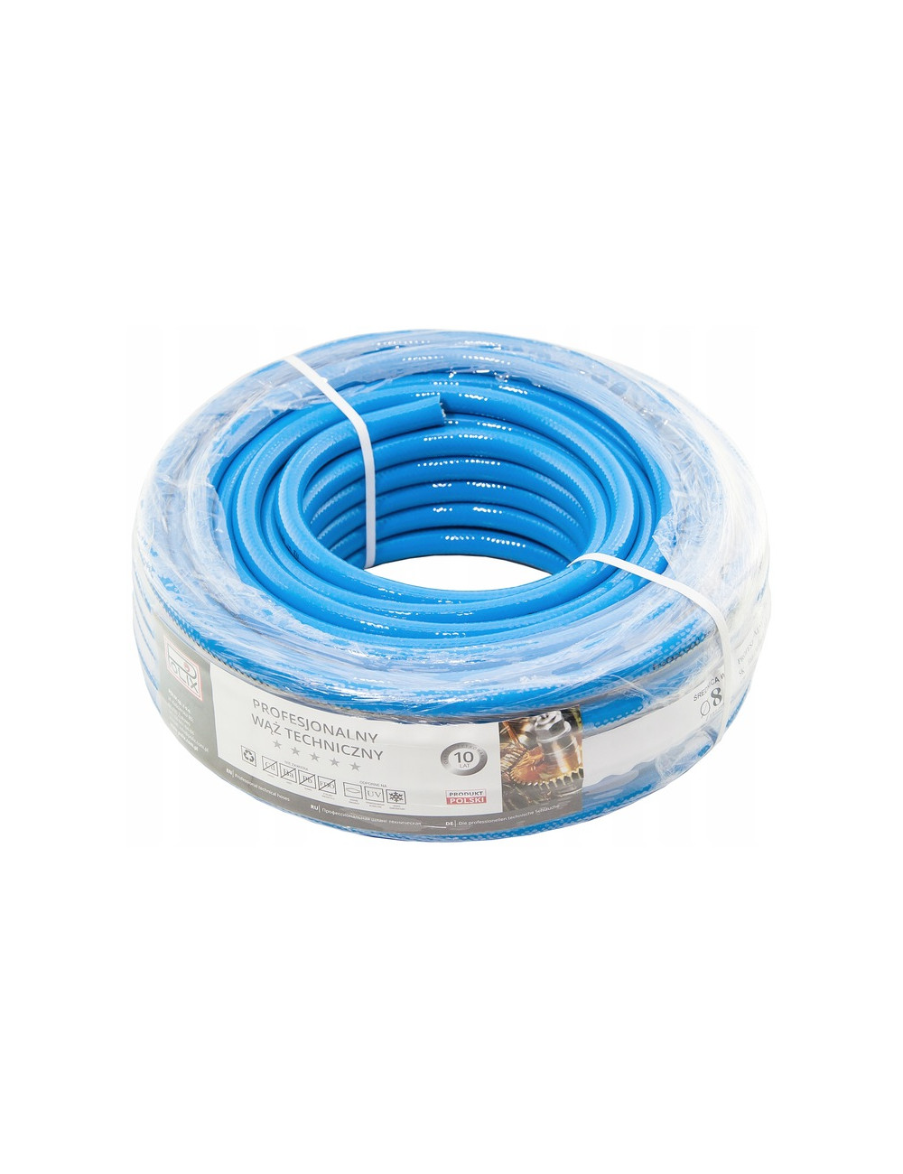 WĄŻ DO SPRĘŻONEGO POWIETRZA FI   8mm x 50m, NIEBIESKI, PROFESIONALNY