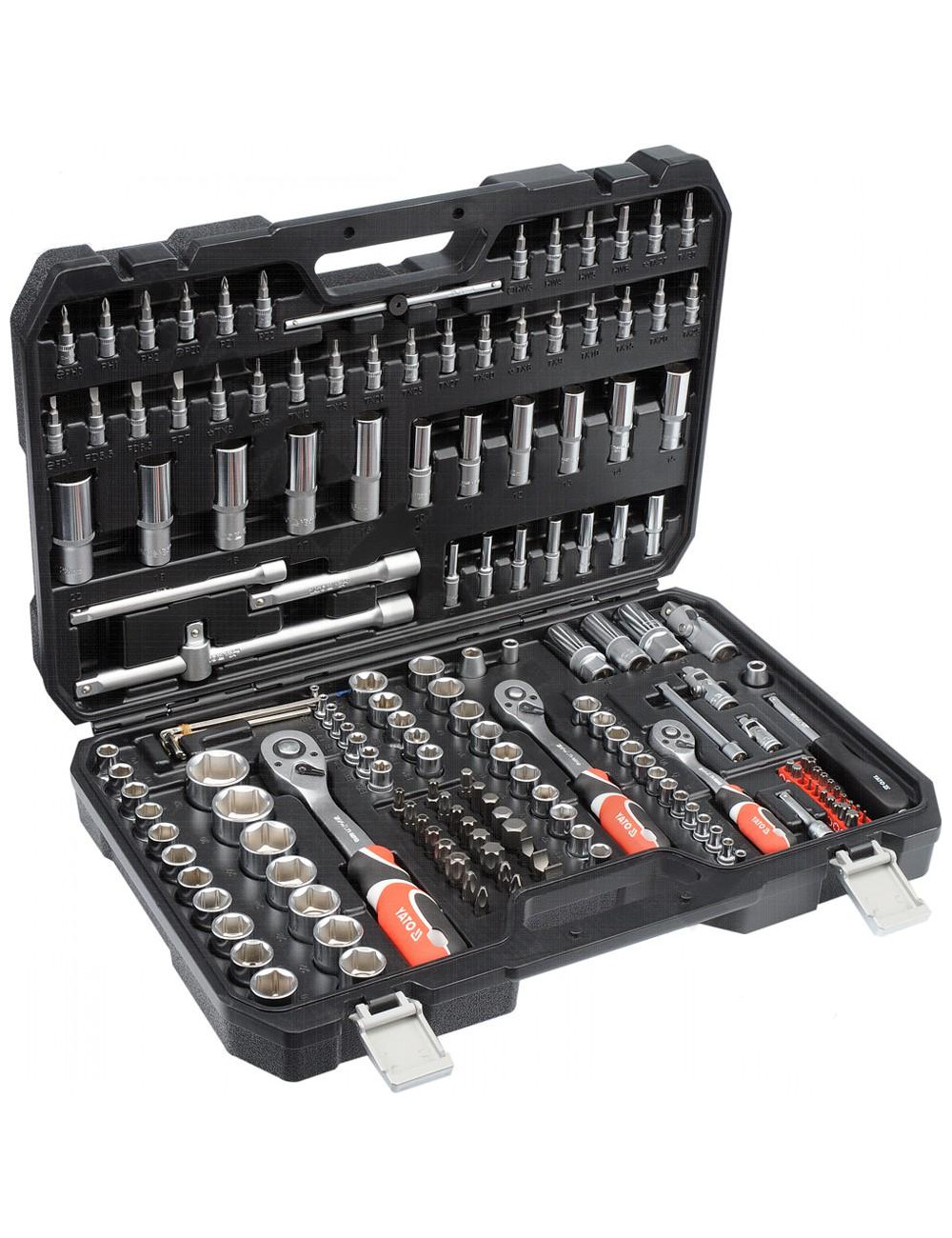 YATO ZESTAW KLUCZY 1/4" , 3/8" , 1/2" 173 elem. XXL 38931