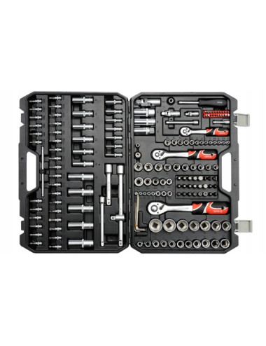 YATO ZESTAW KLUCZY 1/4" , 3/8" , 1/2" 173 elem. XXL 38931