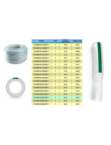 WĄŻ OGÓLNEGO STOSOWANIA ZBROJONY EXTRA 25,0*50m