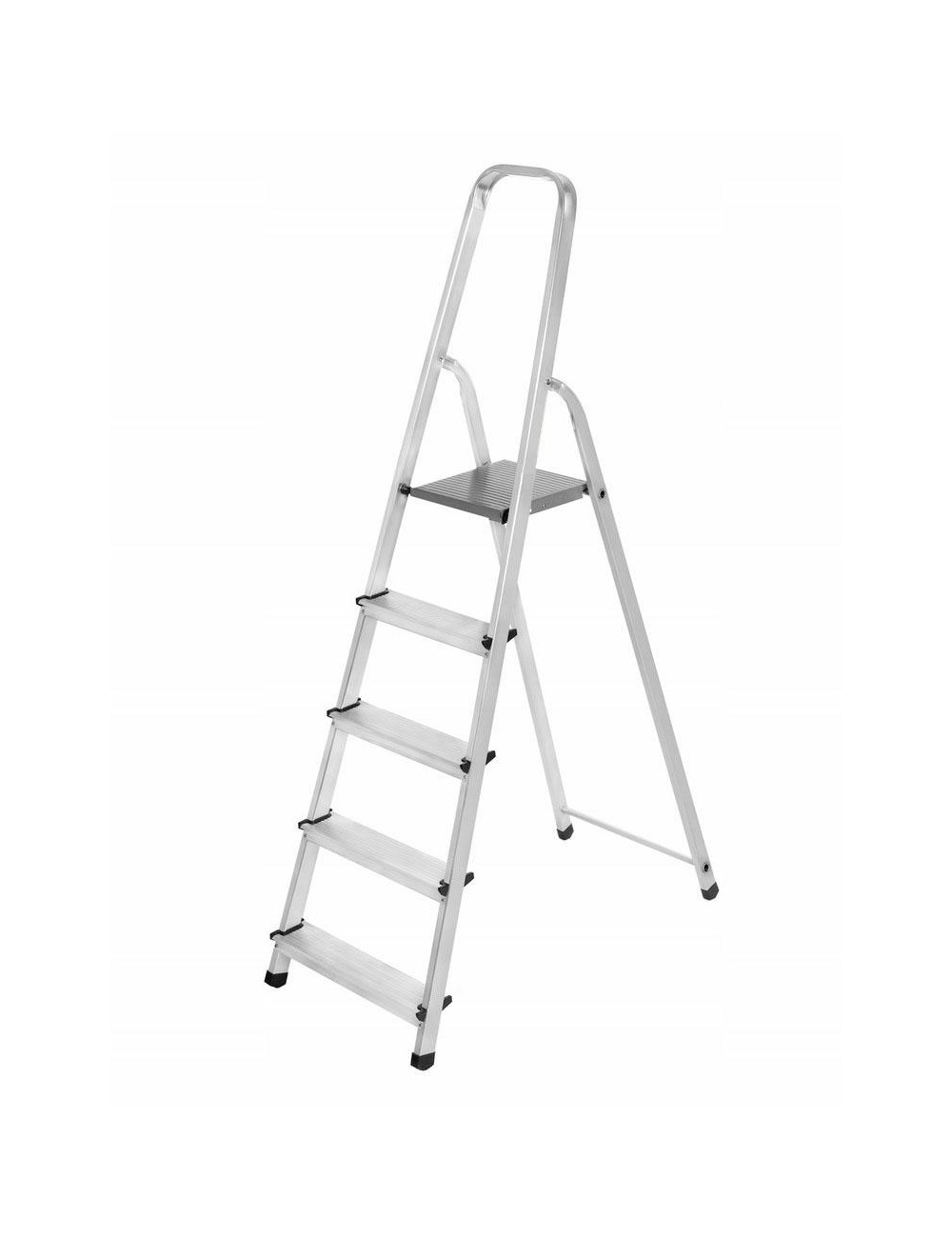 AWTOOLS DRABINA ALUMINIOWA WOLNOSTOJĄCA 5 STOPNI 125KG