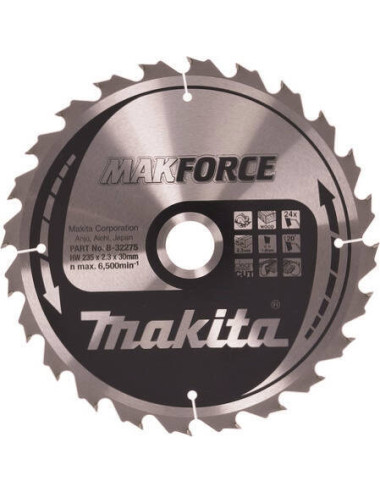 MAKITA PIŁA TARCZOWA  235x30x24z MAKFORCE DREWNO