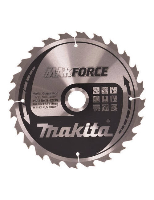 MAKITA PIŁA TARCZOWA  235x30x24z MAKFORCE DREWNO
