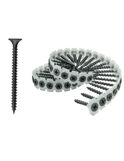 TAŚMA Z WKRĘTAMI DO METALU  3,9x35mm/1000szt