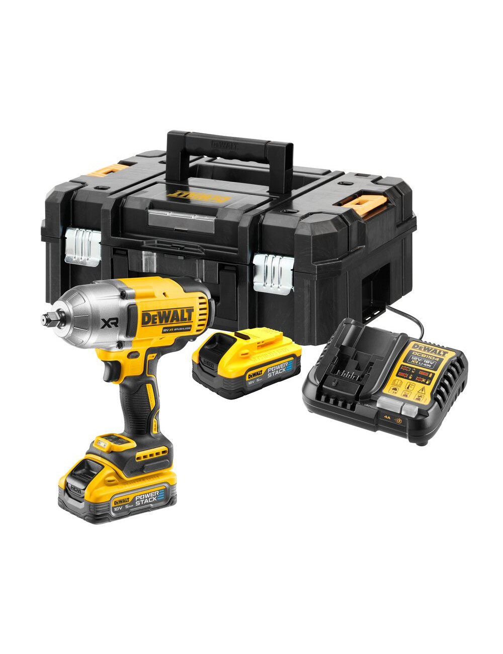 DEWALT KLUCZ UDAROWY 1/2" 18V 1355Nm 2x5,0Ah POWERSTACK DCF900H2T