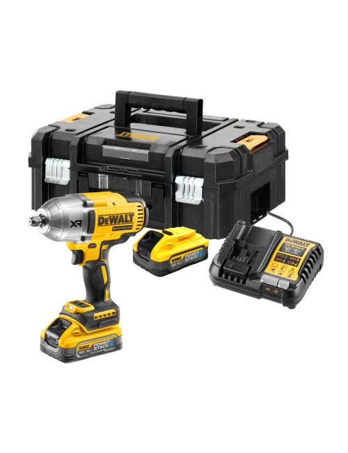 DEWALT KLUCZ UDAROWY 1/2" 18V 1355Nm 2x5,0Ah POWERSTACK DCF900H2T
