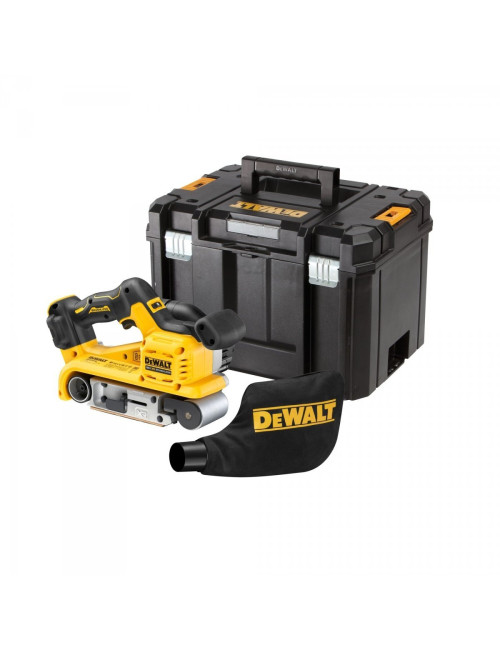 DEWALT SZLIFIERKA TAŚMOWA 18VDCW220NT 75x533mm TSTAK