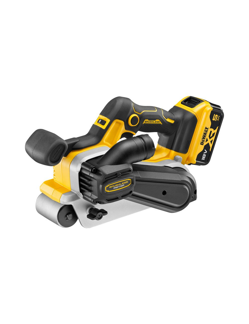 DEWALT SZLIFIERKA TAŚMOWA 18VDCW220NT 75x533mm TSTAK