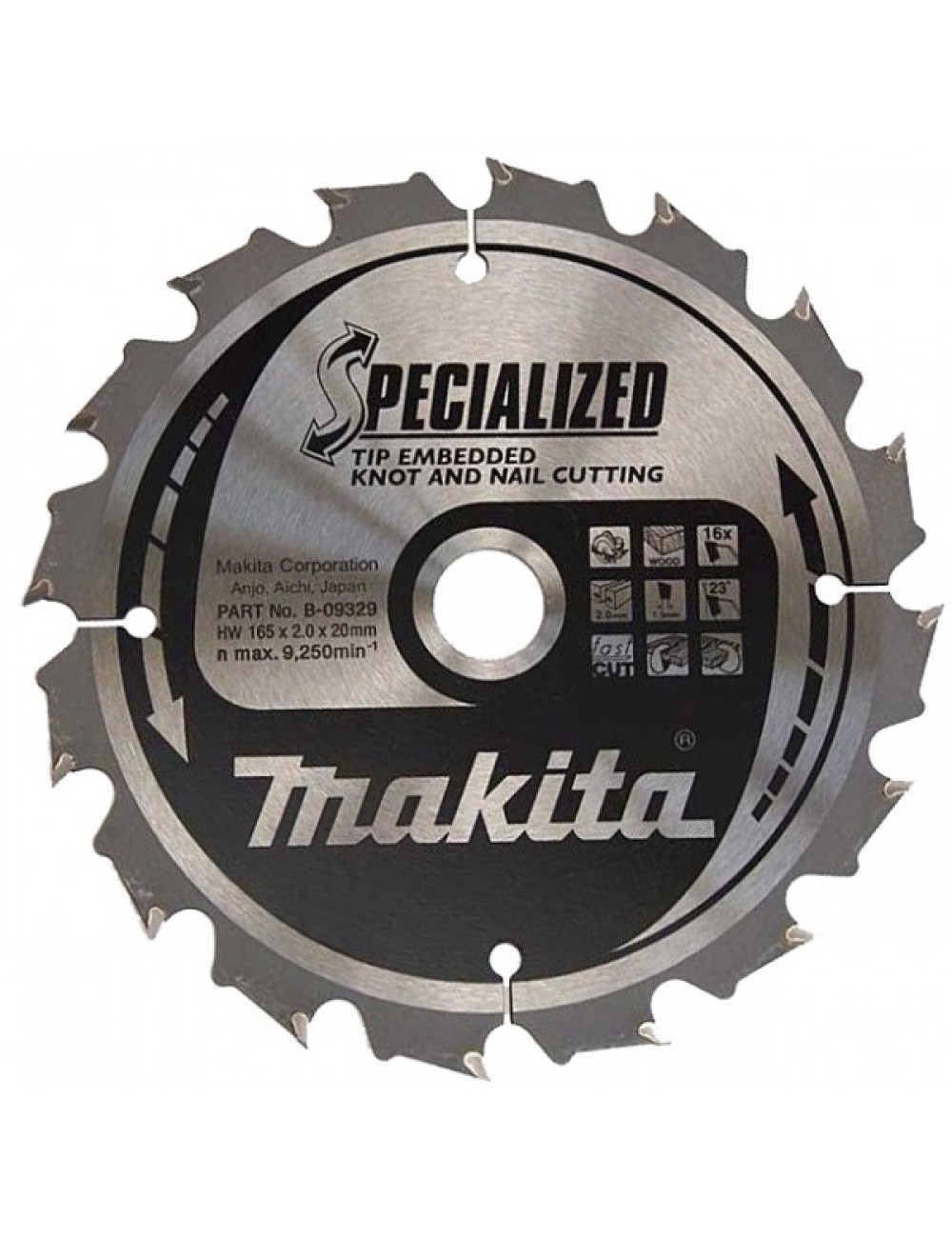 MAKITA PIŁA TARCZOWA  270x30x40z SPECJALIZED DREWNO (Z GWOŹDZIAMI I SĘKAMI)