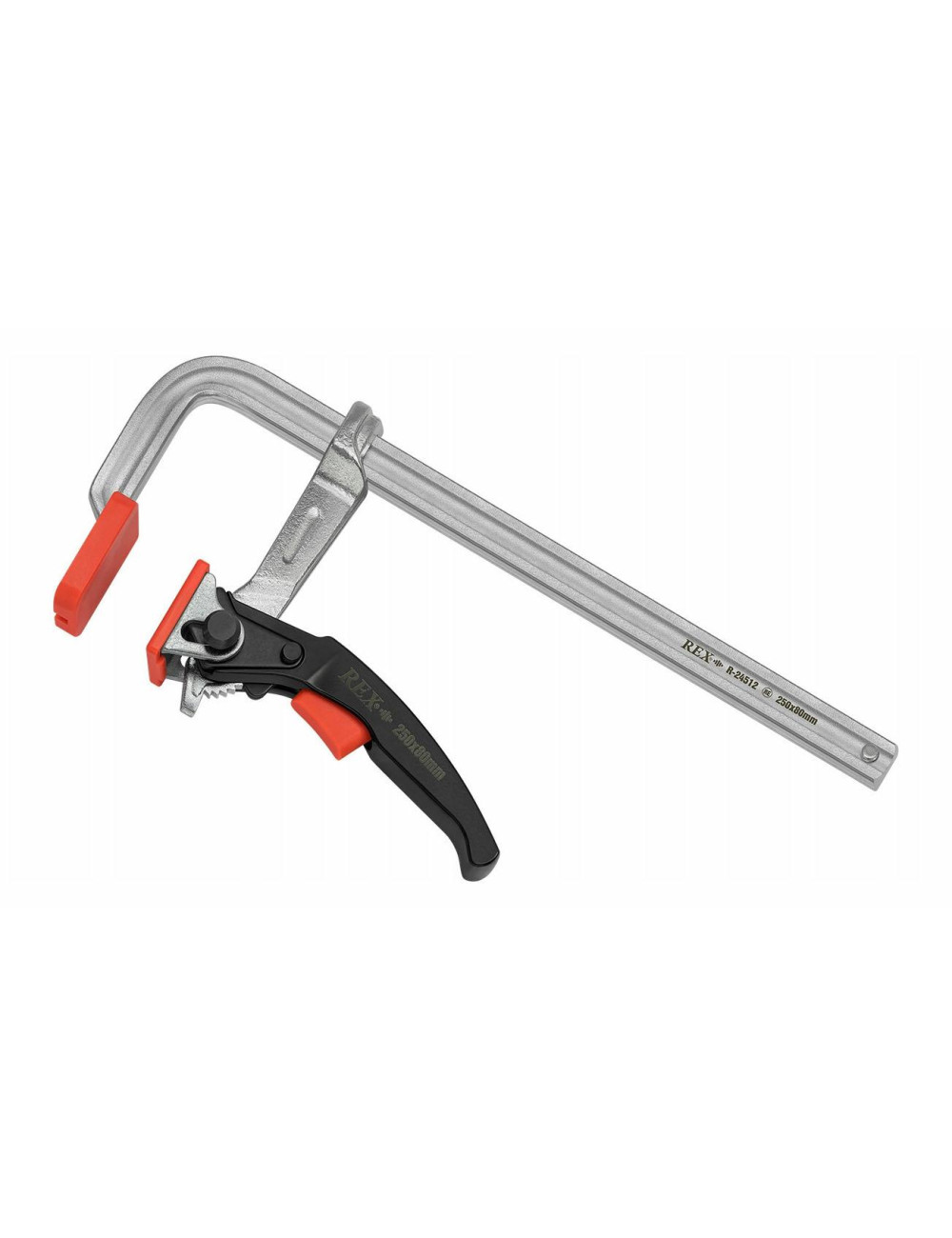 ŚCISK STOLARSKI  80x 250mm STALOWY KUTY + ZAPADKA