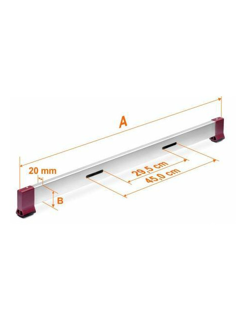 KRAUSE CORDA STABILIZATOR 61,5x20x800mm zakres reg. (305-445 mm)