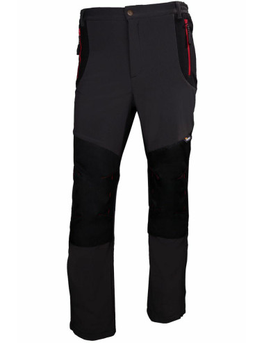 BETA SPODNIE ROBOCZE SOFTSHELL, WZMOCNIONE MATERIAŁEM OXFORD, SZARO-CZARNE, ROZMIAR XXXL