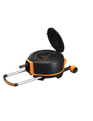 FISKARS  BĘBEN AUTOMATYCZNY Z WĘŻEM XL Z KÓŁKAMI