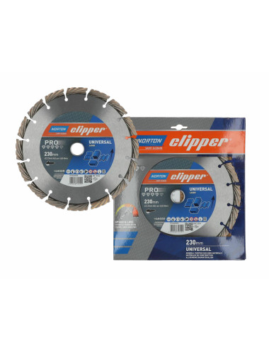 NORTON TARCZA D.UNIVERSAL 230mm CLIPPER PRO UNIVERSAL LASER