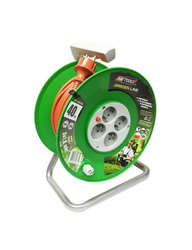 AWTOOLS PRZEDŁUŻACZ BĘBNOWY GARDEN LINE 30m 3x1mm 10A / 2300W