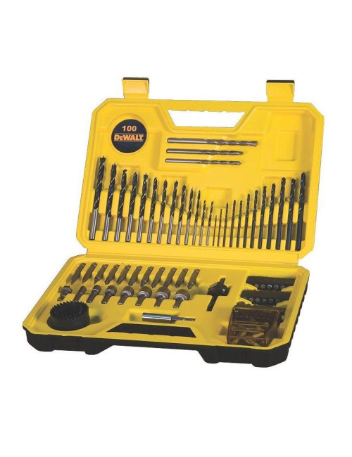 ZESTAW WIERTEŁ I BITÓW 100cz.
