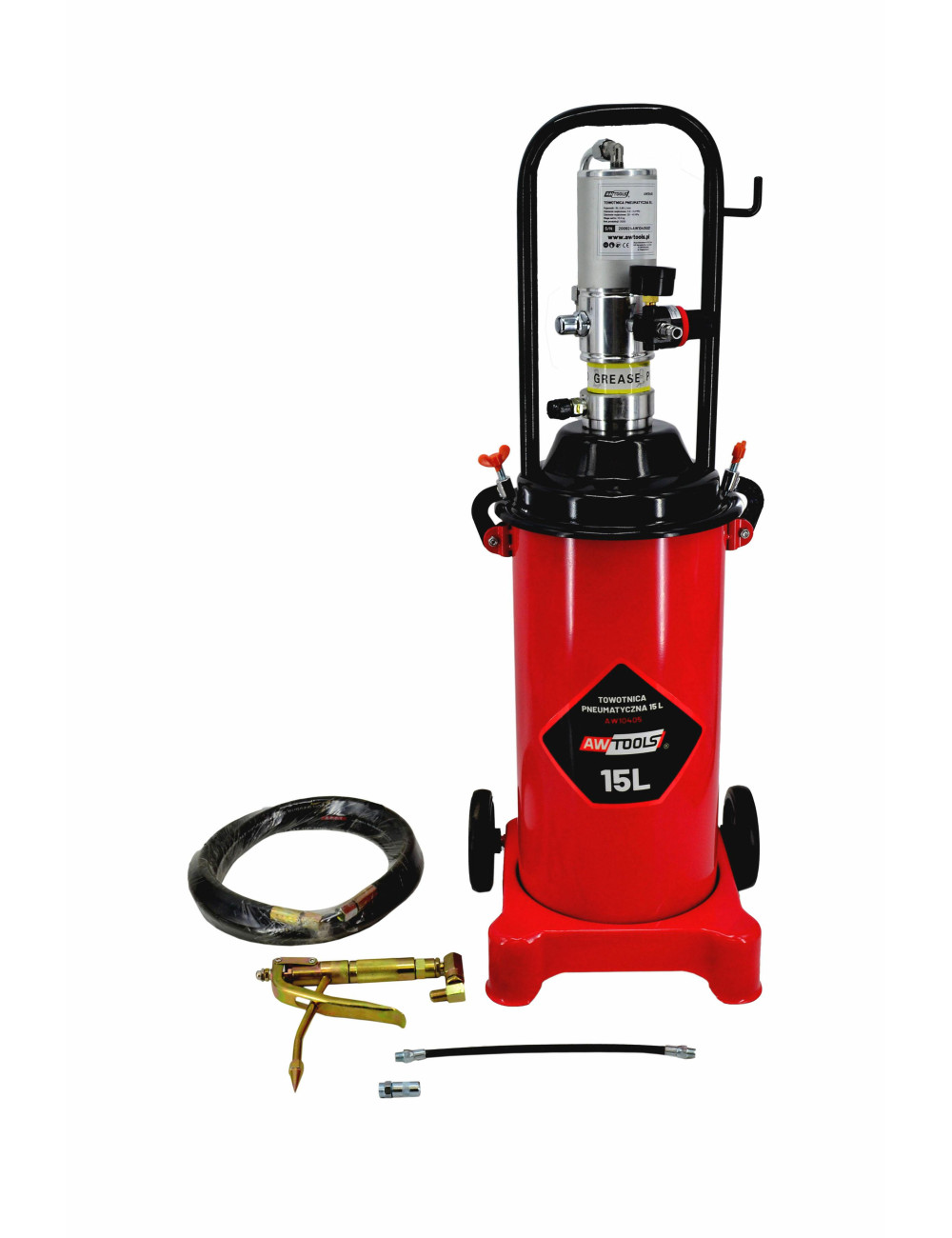 AWTOOLS TOWOTNICA PNEUMATYCZNA POJEMNIK 15L