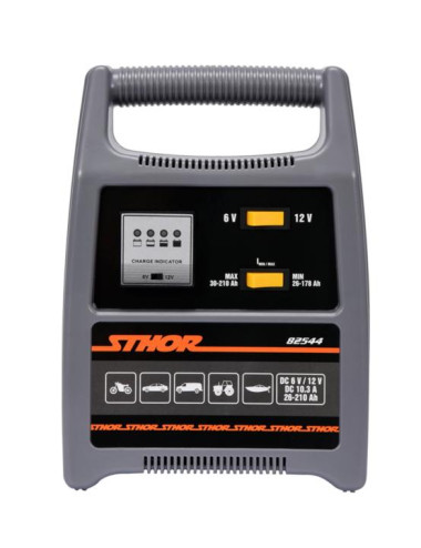 STHOR PROSTOWNIK 6/12V 12A 210Ah LED