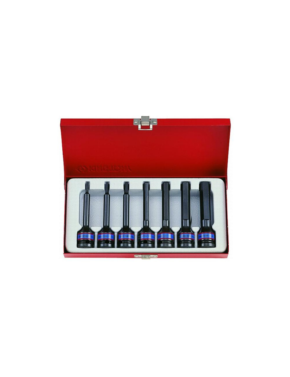 KING TONY NASADKI UDAROWE HEX 1/2"  KOMPLET 8 elem.  4-14m DŁUGIE