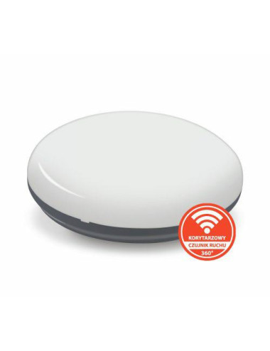 PLAFON SUN NATYNKOWY 24W  E27x1 CZUJNIK RUCHU