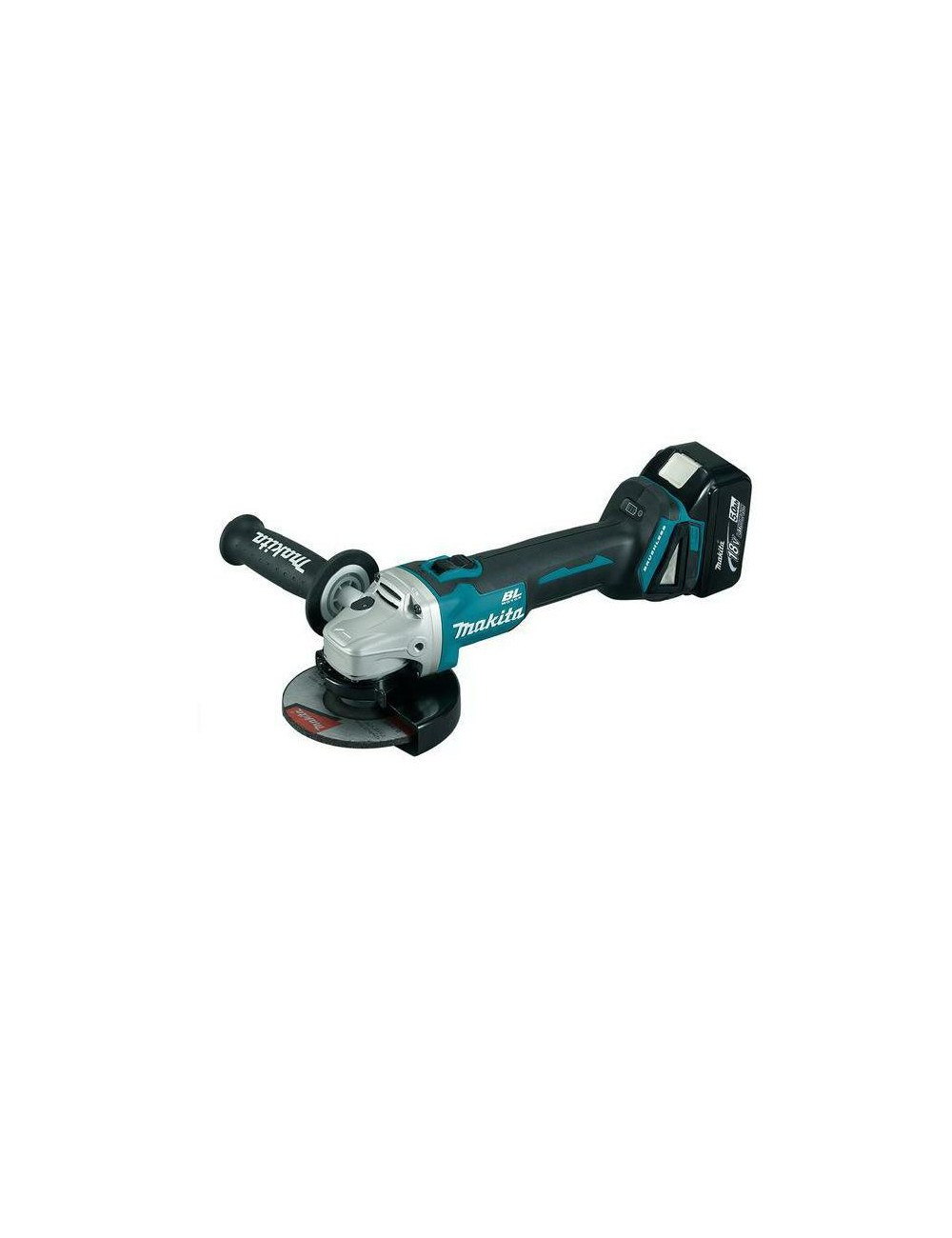 MAKITA SZLIFIERKA KĄTOWA 18V 125mm 3 x 5,0Ah LI-ION BEZSZCZOTKOWA WALIZKA MAKPAC DGA504RT3J