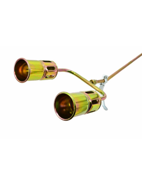 AWTOOLS PALNIK DEKARSKI DŁUGI Z DWOMA DYSZAMI 60 MM