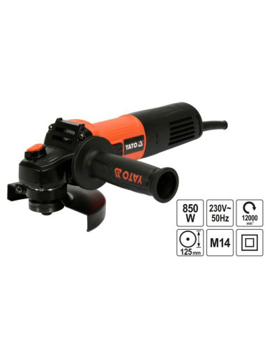 YATO SZLIFIERKA KĄTOWA 125mm 850W