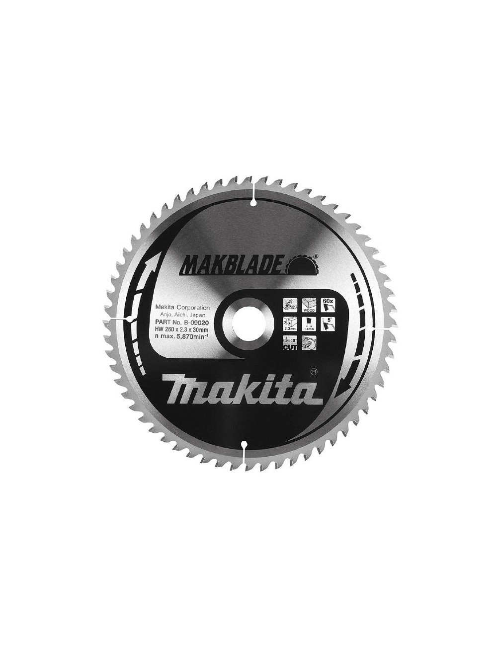 MAKITA PIŁA TARCZOWA  260x30x24z DO 2704