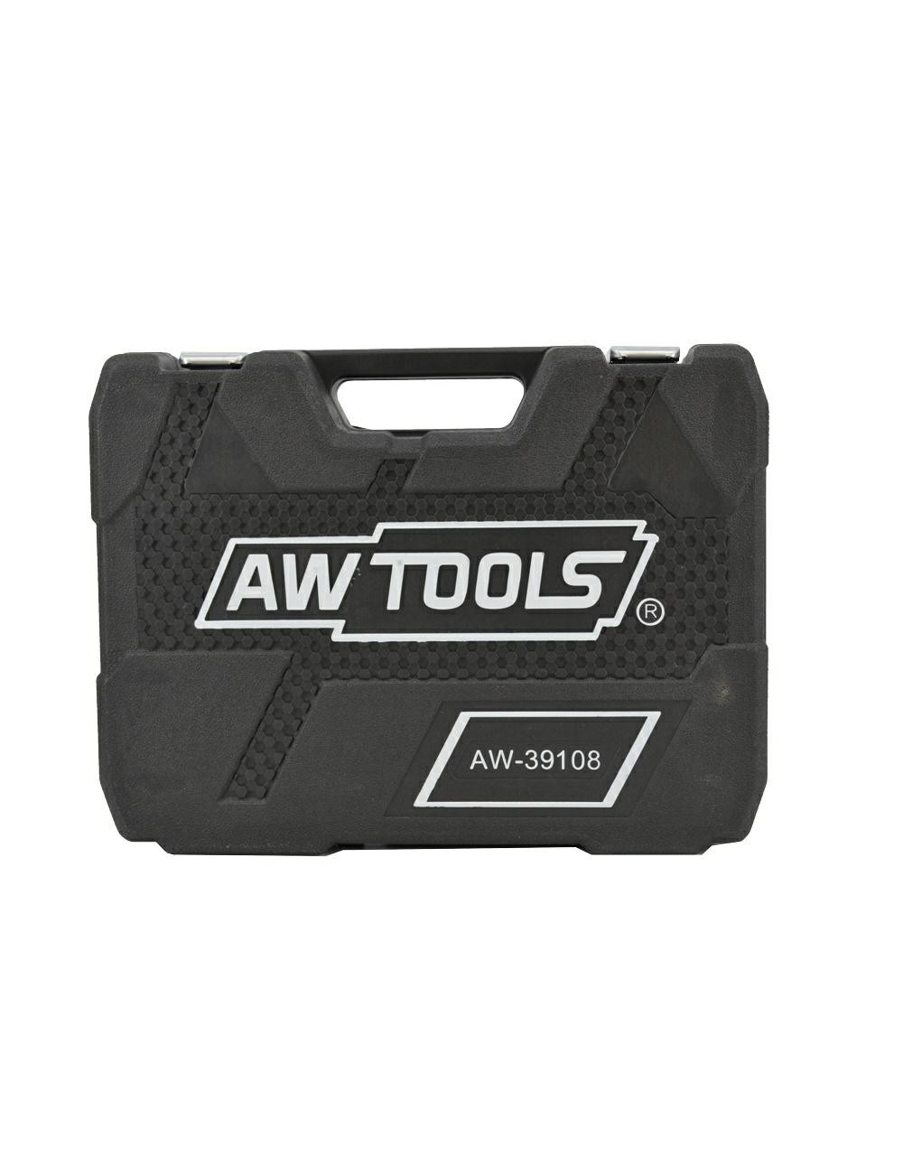 AWTOOLS ZESTAW KLUCZY  108el 1/2" / 1/4" BLACK LINE