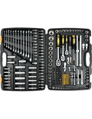 VOREL ZESTAW KLUCZY 216el 1/2"/3/8"/1/4"