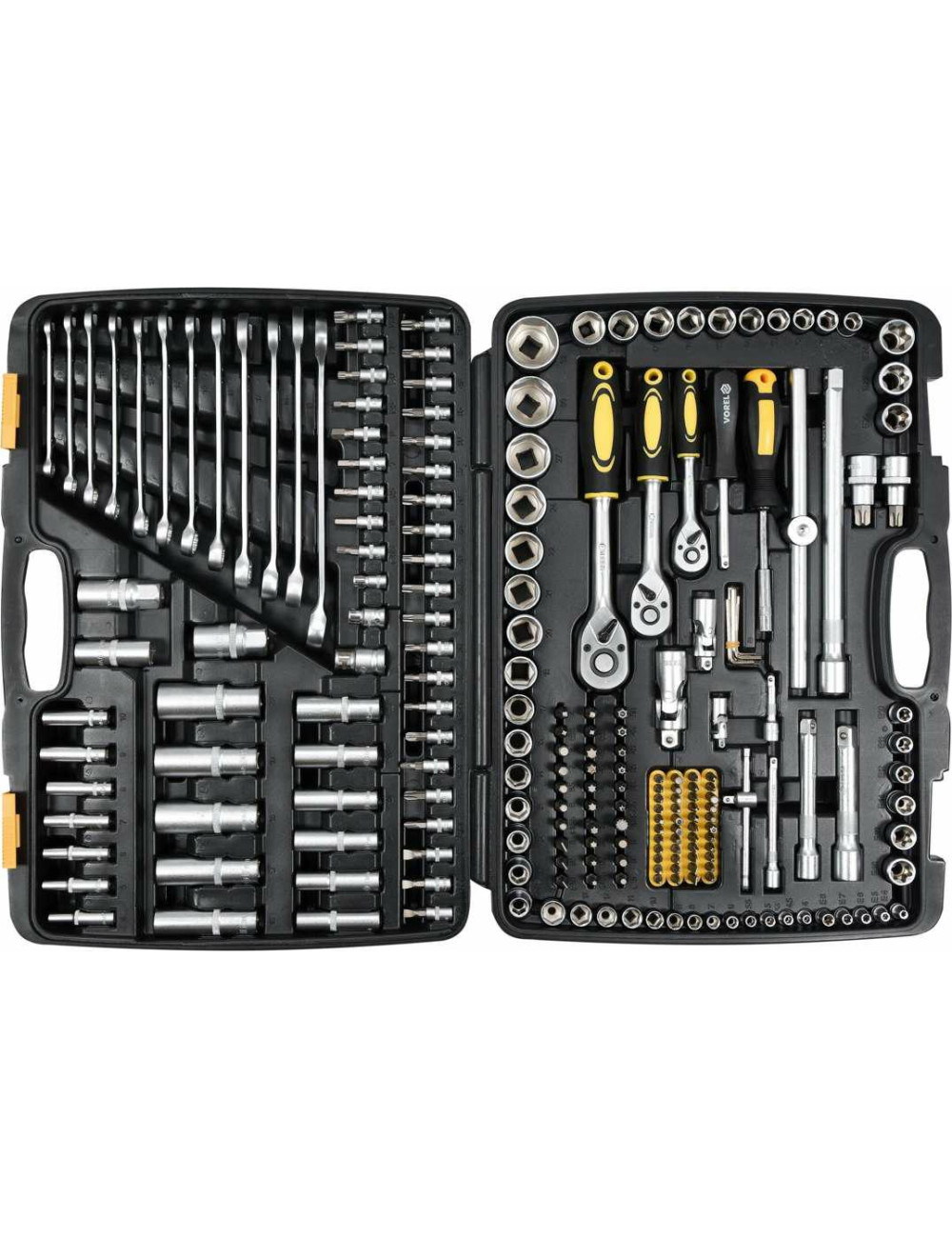 VOREL ZESTAW KLUCZY 216el 1/2"/3/8"/1/4"