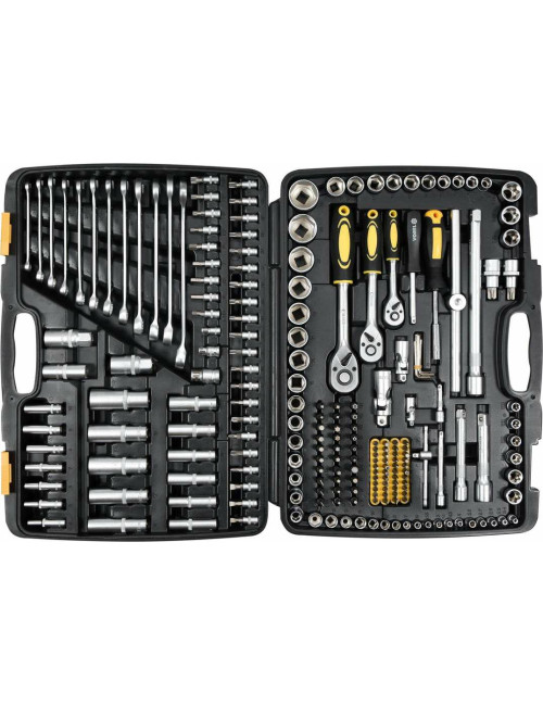 VOREL ZESTAW KLUCZY 216el 1/2"/3/8"/1/4"