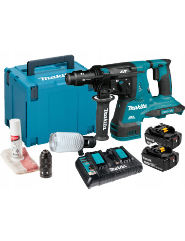 MAKITA MŁOT WIERCĄCO-KUJĄCY SDS-PLUS 2x18V 2,9J 2x5,0Ah +UCHWYT DHR280PT2J