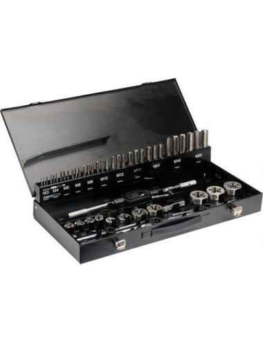 YATO GWINTOWNIKI + NARZYNKI ZESTAW 56 elem. M3-M20 YT-2979