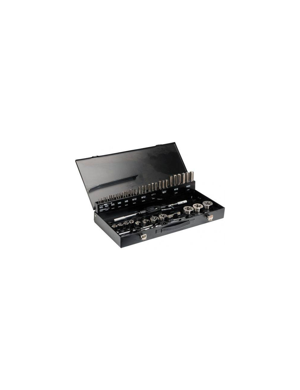 YATO GWINTOWNIKI + NARZYNKI ZESTAW 56 elem. M3-M20 YT-2979