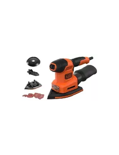 BLACK+DECKER SZLIFIERKA OSCYLACYJNA 200W/125mm/4w1