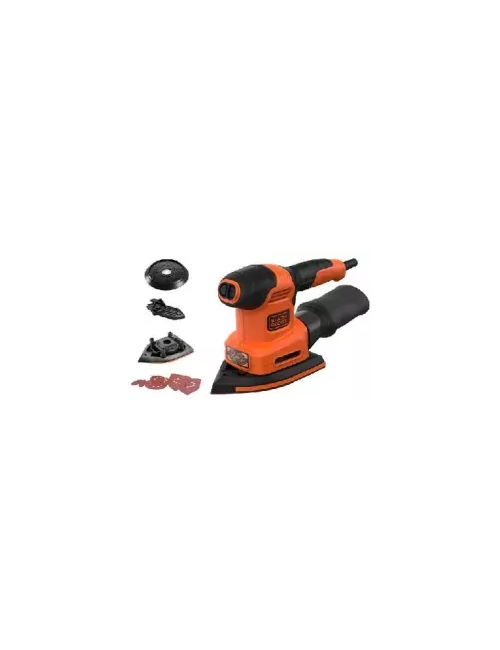 BLACK+DECKER SZLIFIERKA OSCYLACYJNA 200W/125mm/4w1
