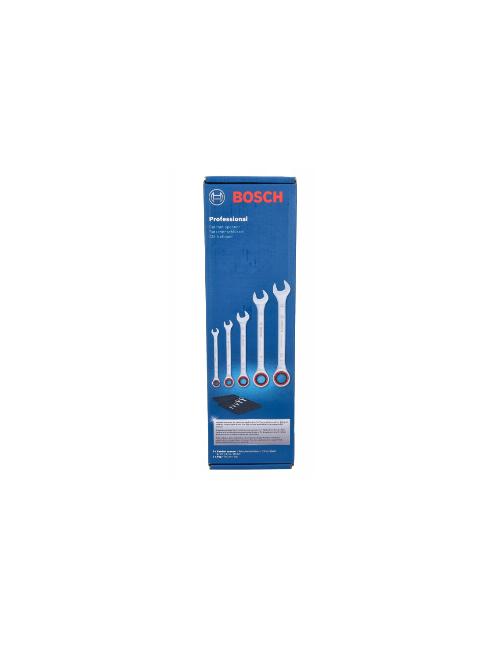BOSCH KLUCZ PŁ-O Z GRZECH.kpl.  5szt. 8-19mm