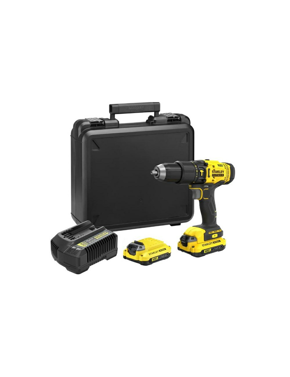 STANLEY WIERTARKO-WKRĘTARKA UDAROWA 18V V20 50Nm 2x1,5Ah SFMCD711C2K