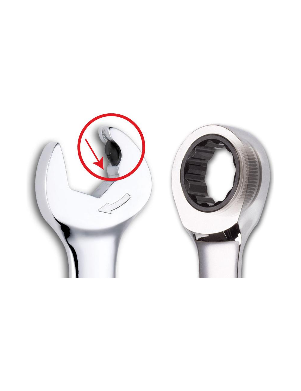 SATA KLUCZ PŁASKO-OCZKOWY  22mm Z PODWÓJNĄ GRZECHOTKĄ